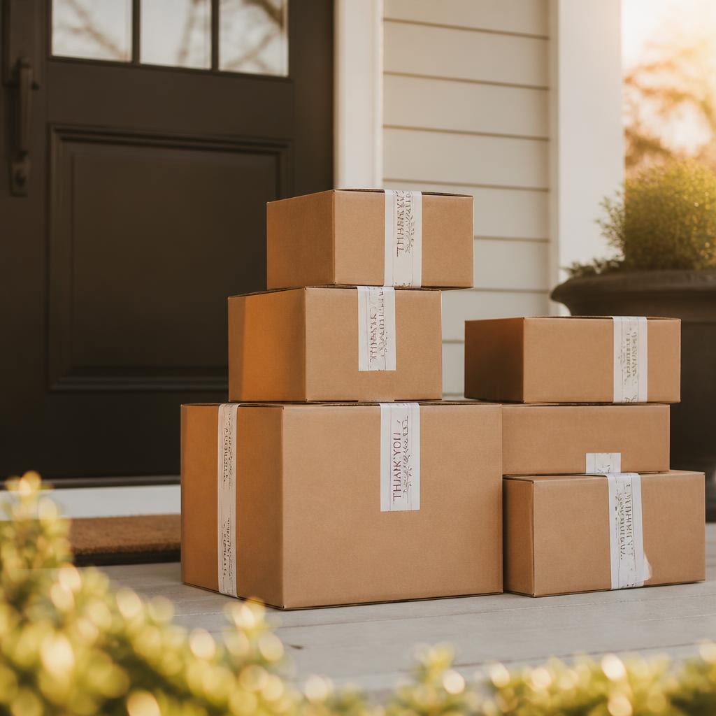 Packages ready for fulfillment