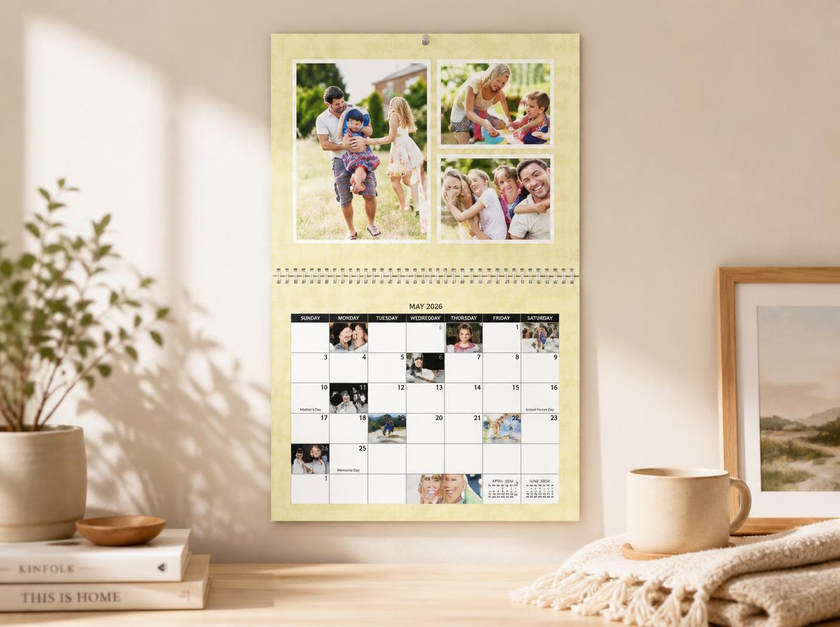 Wall photo calendars